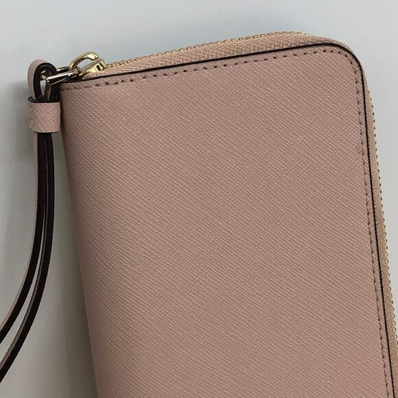 Kate Spade New York Cameron Zip Leather Wristlet for iPhone Xs Max (Warmvellum) - Picture 6 of 16